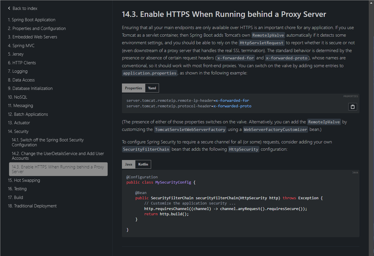 Enable HTTPS When Running behind a Proxy Server